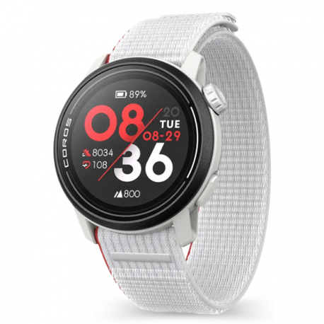 Coros PACE 3 z nylonowym paskiem w kolorze Chalk