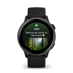 Vivoactive 6 Slate z czarnym paskiem 2