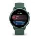 Vivoactive 6 Metallic Jasper green z paskiem w kolorze Jasper green