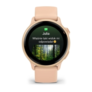 Vivoactive 6 Metallic Pink dawn z paskiem w kolorze Pink dawn 2