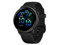 Vivoactive 6 Slate z paskiem w kolorze Black