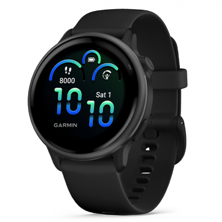 Vivoactive 6 Slate z czarnym paskiem