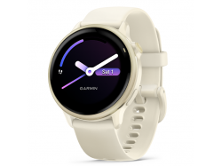 Vivoactive 6 Lunar Gold z paskiem w kolorze Bone