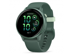 Vivoactive 6 Metallic Jasper green z paskiem w kolorze Jasper green