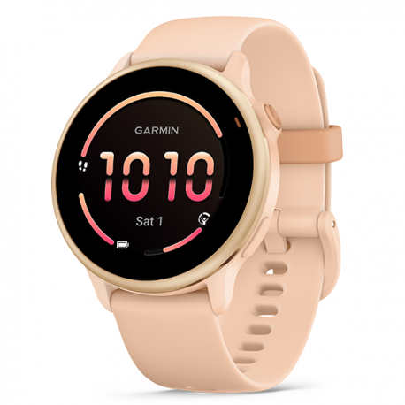 Vivoactive 6 Metallic Pink dawn z paskiem w kolorze Pink dawn
