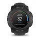 Smartwatch Instinct 3 50 mm AMOLED Tactical czarny z czarnym paskiem