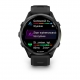 Forerunner 970 Tytanowy w kolorze carbon grey (DLC) i czarno-szarym paskiem