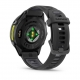 Forerunner 970 Tytanowy w kolorze carbon grey (DLC) i czarno-szarym paskiem
