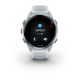 Forerunner 570 42 mm Aluminiowy w kolorze Cloud Blue z półprzezroczystym paskiem w kolorze Whitestone/Cloud Blue