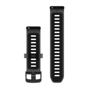 Pasek silikonowy Black z zapięciem Slate QuickRelease do Forerunner 165/245/570 20 mm 2