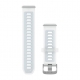 Pasek silikonowy Whitestone z zapięciem Silver QuickRelease do Forerunner 165/245/570 20 mm