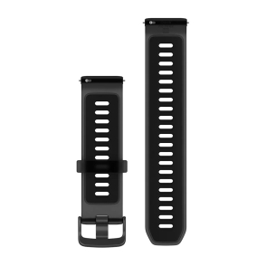 Pasek silikonowy półprzezroczysty Black z zapięciem Slate QuickRelease do Forerunner 255/265/570 22 mm 2