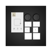Szkło hybrydowe Tech-Protect Glass Flex+ 2-Pack Garmin Vivoactive 6 Black