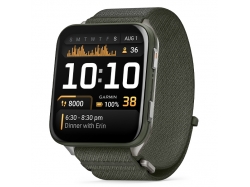 Venu X1 Moss z tytanowym deklem i nylonowym paskiem ComfortFit w kolorze Moss