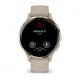 Venu 3S Bezel ze stali nierdzewnej w kolorze soft gold z kopertą w kolorze french gray i silikonowym paskiem