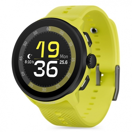 Suunto Run Lime z silikonowym paskiem