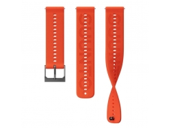Pasek silikonowy Coral Orange Athletic 6 do zegarka Suunto S+M 22 mm