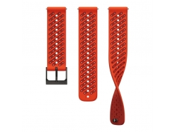 Pasek silikonowy Coral Orange Athletic 8 do zegarka Suunto S+M 22 mm