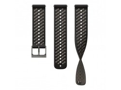 Pasek silikonowy Black Athletic 8 do zegarka Suunto S+M 22 mm