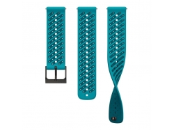 Pasek silikonowy Wave Blue Athletic 8 do zegarka Suunto S+M 22 mm