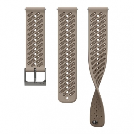 Pasek silikonowy Trail Gray Athletic 8 do zegarka Suunto S+M 22 mm