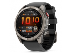 Fenix 8 Pro 51 mm AMOLED Sapphire Tytanowy z czarno-szarym paskiem z PL TOPO 2025.4
