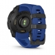 Instinct 3 45 mm AMOLED Black z paskiem w kolorze Bolt Blue/Black