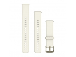 Pasek silikonowy w kolorze Bone z zapięciem Lunar Gold QucikRelease 18 mm