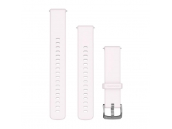 Pasek silikonowy w kolorze Blush Pink z zapięciem Silver QucikRelease 18 mm