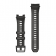 Pasek silikonowy w kolorze Charcoal z metalową klamrą 22 mm