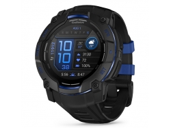 Instinct 3 50 mm AMOLED Black z paskiem w kolorze Black/Bolt Blue