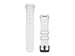 Pasek silikonowy w kolorze Whitestone z polimerową klamrą 22 mm