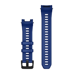 Pasek silikonowy w kolorze Bolt Blue z polimerową klamrą 22 mm 2