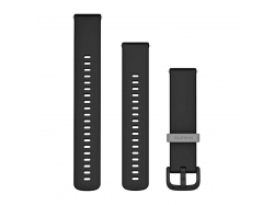 Pasek silikonowy w kolorze Black 20 mm