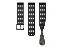 Pasek silikonowy Black Athletic 9 do zegarka Suunto S+M 22 mm