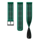 Pasek silikonowy Pine Green Athletic 9 do zegarka Suunto S+M 22 mm