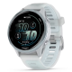 Forerunner 570 42 mm Aluminiowy w kolorze Cloud Blue z półprzezroczystym paskiem w kolorze Whitestone/Cloud Blue