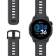 Coros Pace 4 Czarny z silikonowym paskiem
