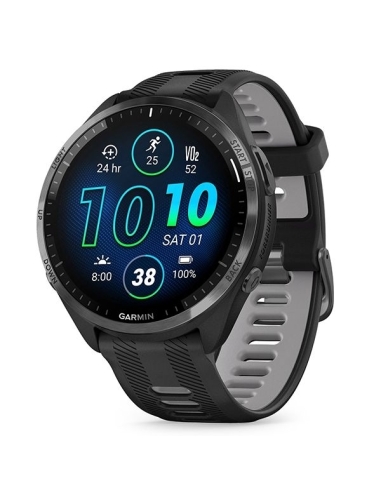 Forerunner 965 Czarny z szarą tytanową ramką