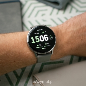 Venu 4 45 mm Silver z paskiem silikonowym w kolorze Silver gray 2