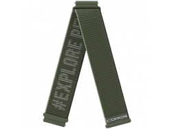 Pasek nylonowy zielony QuickRelease do Coros Apex 2 Pro 22mm