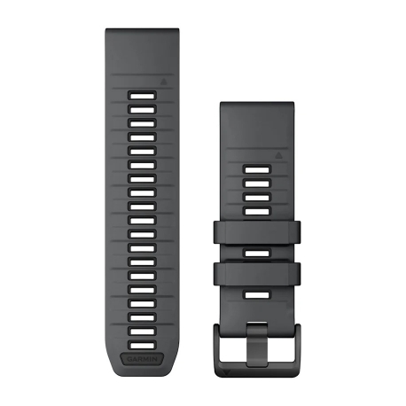 Pasek silikonowy szary QuickFit 26 mm