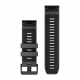 Pasek silikonowy szary QuickFit 26 mm