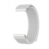 Pasek nylonowy biały Quick Release do Coros Apex 42mm Pace 2 20 mm - długi