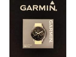 OUTLET Venu 4 45 mm Silver z paskiem silikonowym w kolorze Citron 2L 7456