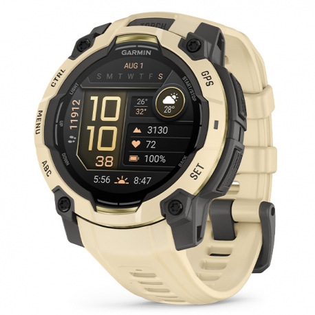 Instinct 3 45 mm AMOLED Citrine z paskiem w kolorze Citrine