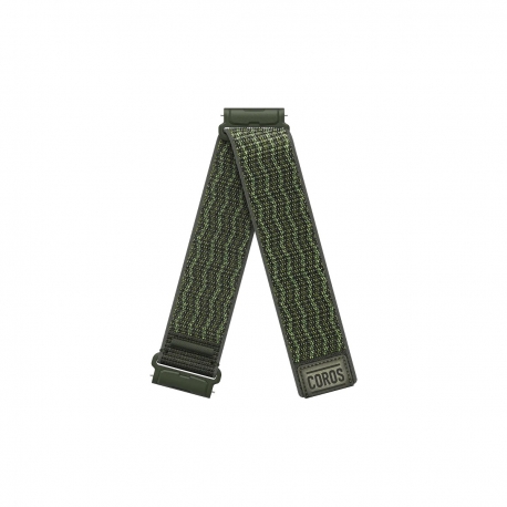 Pasek nylonowy Green Coros Nomad 24 mm