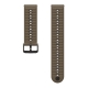 Pasek silikonowy Brown Long Coros Nomad 24 mm