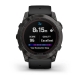 Fenix 7X Pro Sapphire Solar Carbon Gray DLC Titanium z czarnym paskiem