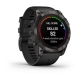Fenix 7X Pro Sapphire Solar Carbon Gray DLC Titanium z czarnym paskiem z PL TOPO 2022.3